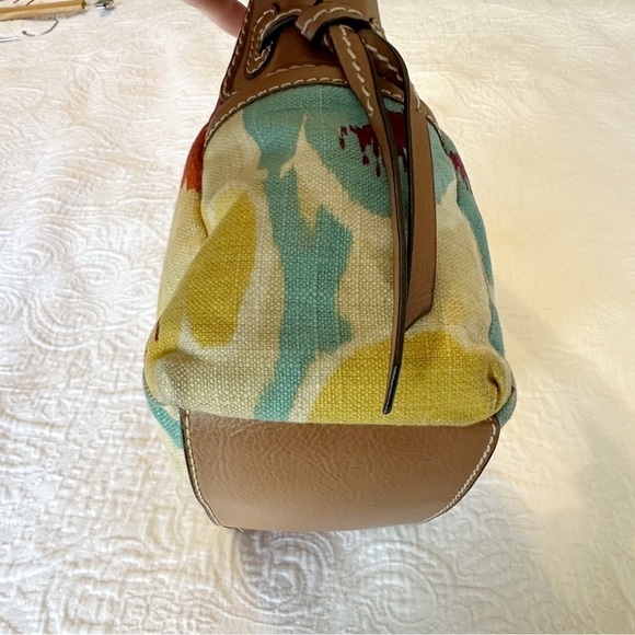 Fossil Floral Fabric Leather Trim Shoulder Bag - Picture 10 of 15